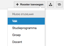 Een soort rooster kiezen om toe te voegen